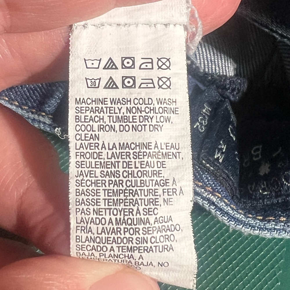 Lucky Brand Sweet Crop Jeans Size 14 / 32 - Picture 13 of 14